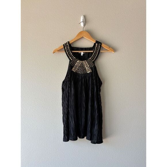 y2k moa moa beaded boho tank top - Picture 1 of 5